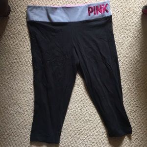 Pink capris